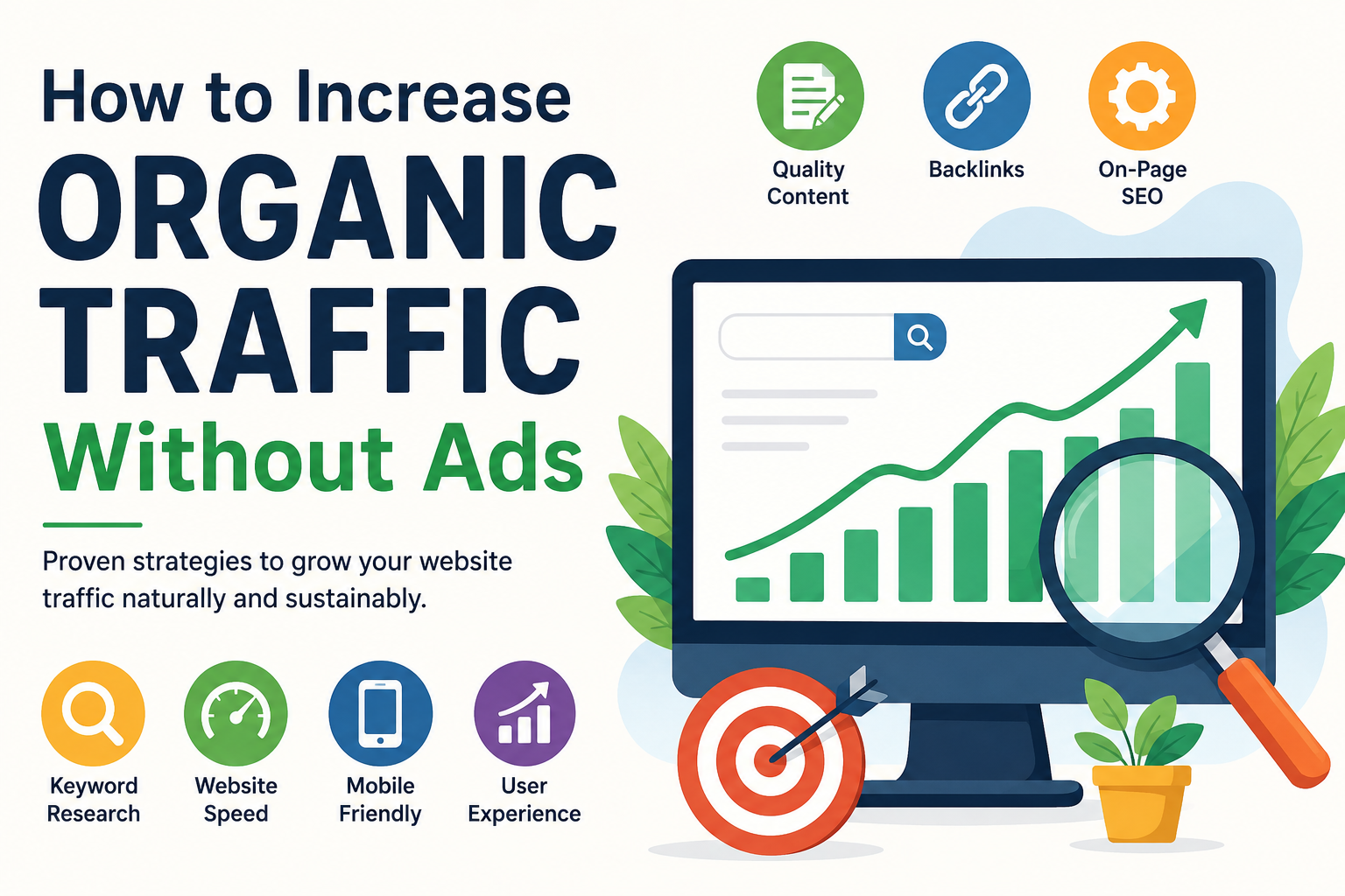 How to Increase Organic Traffic Without Ads: A Complete Guide for Beginners